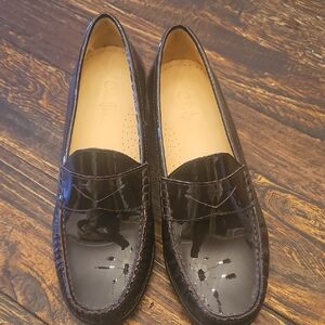 Cole Haan Brown Patent Leather Loafers Nike Air 6 Like New